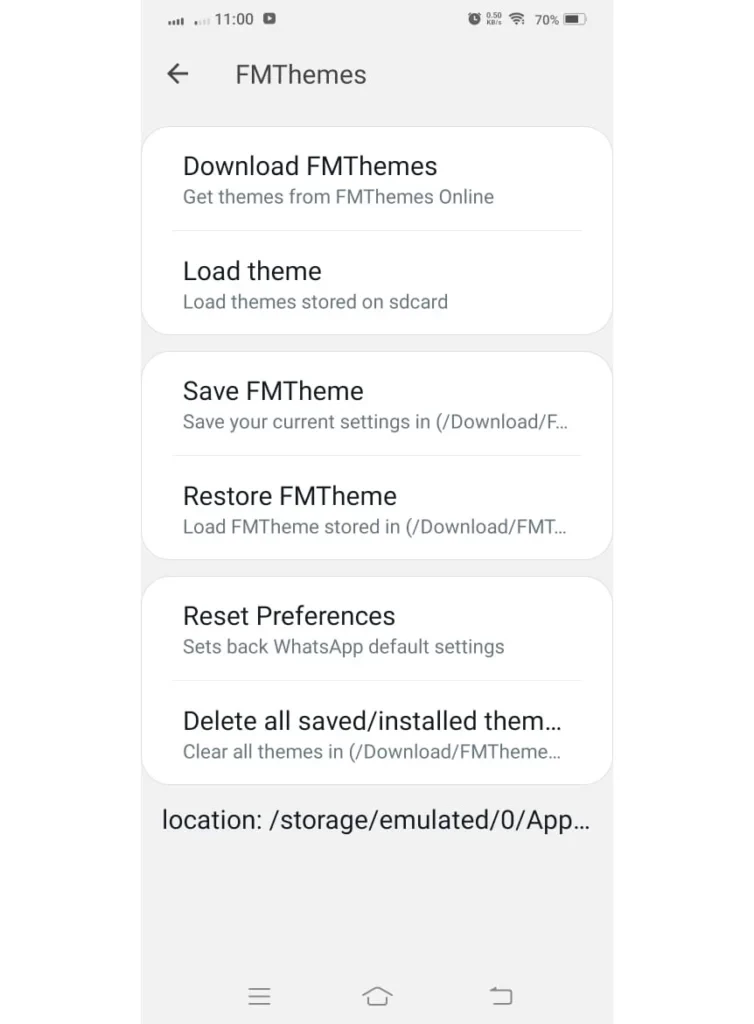 FM WhatsApp — στιγμιότυπο οθόνης 7